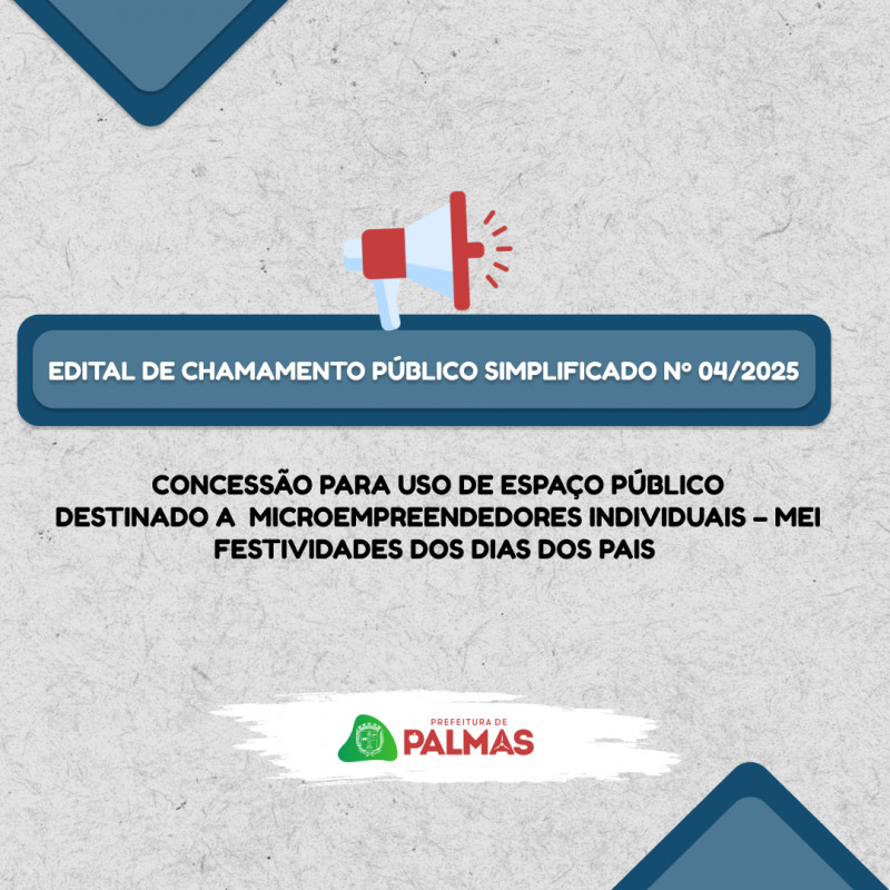 Edital de Chamamento Público Simplificado nº 04/2025