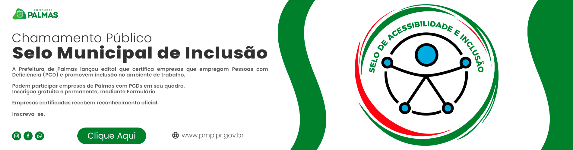 Prefeitura de Palmas lança edital do Selo Municipal de Inclusão para empresas que empregam PCDs