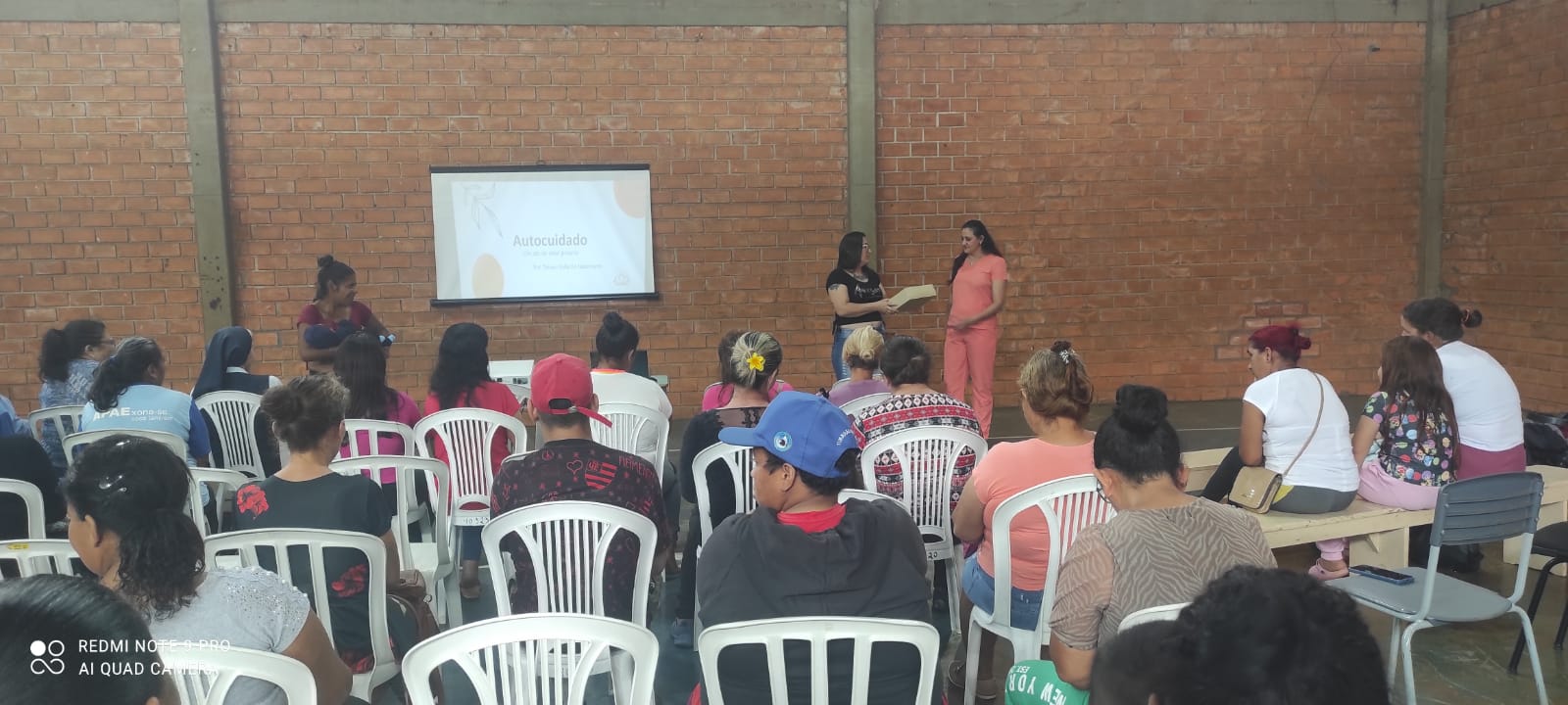 CRAS Lagoão recebe palestra sobre autocuidado e autoestima feminina promovida p