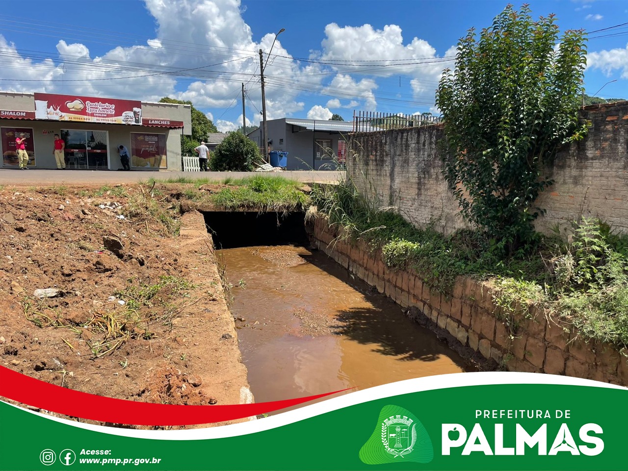 Prefeitura intensifica limpeza no Córrego São Francisco após fortes chuvas