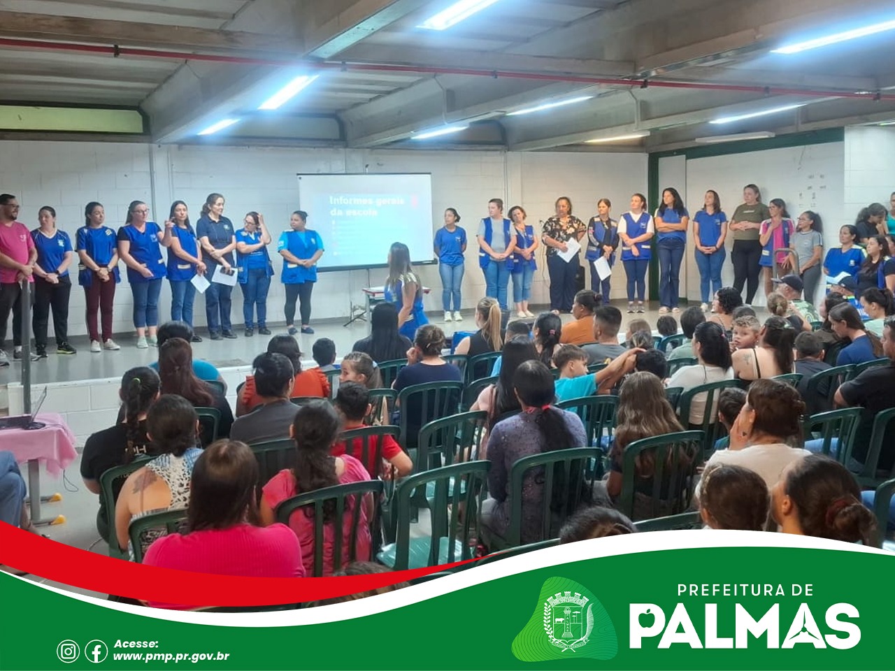 Escola Terezinha Marins Pettres realiza primeira reunião de pais e fortalece parceria com as famílias