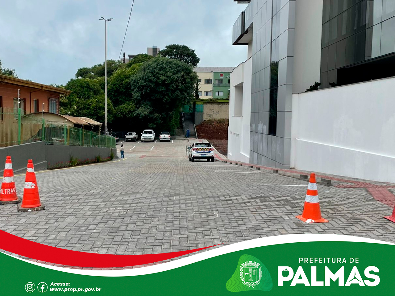 Prefeitura conclui etapa final do estacionamento superior do Parque da Gruta 