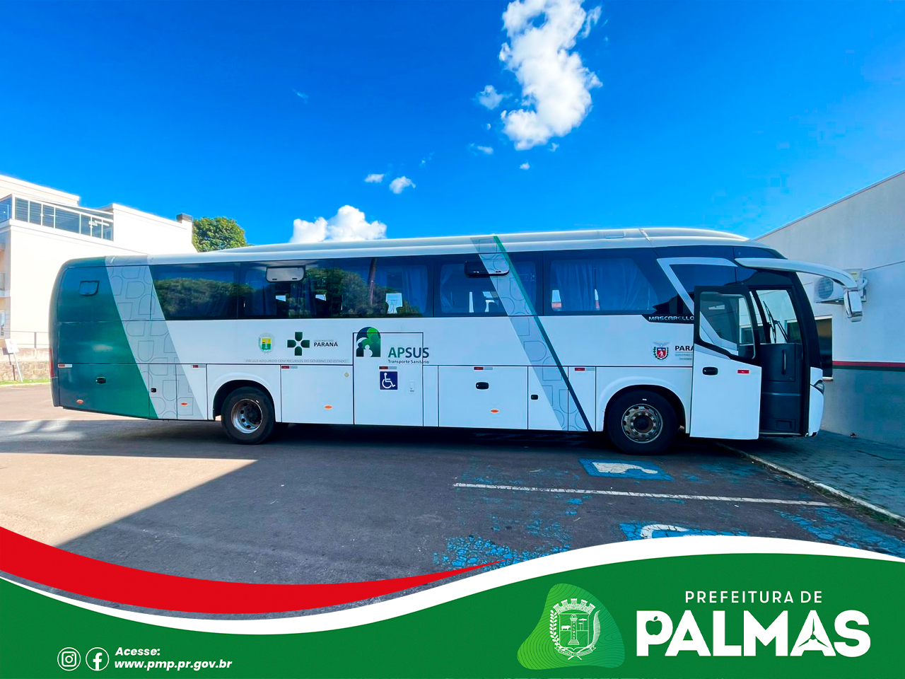Prefeitura reforça transporte da saúde com ônibus próprio na linha Palmas–Pato Branco