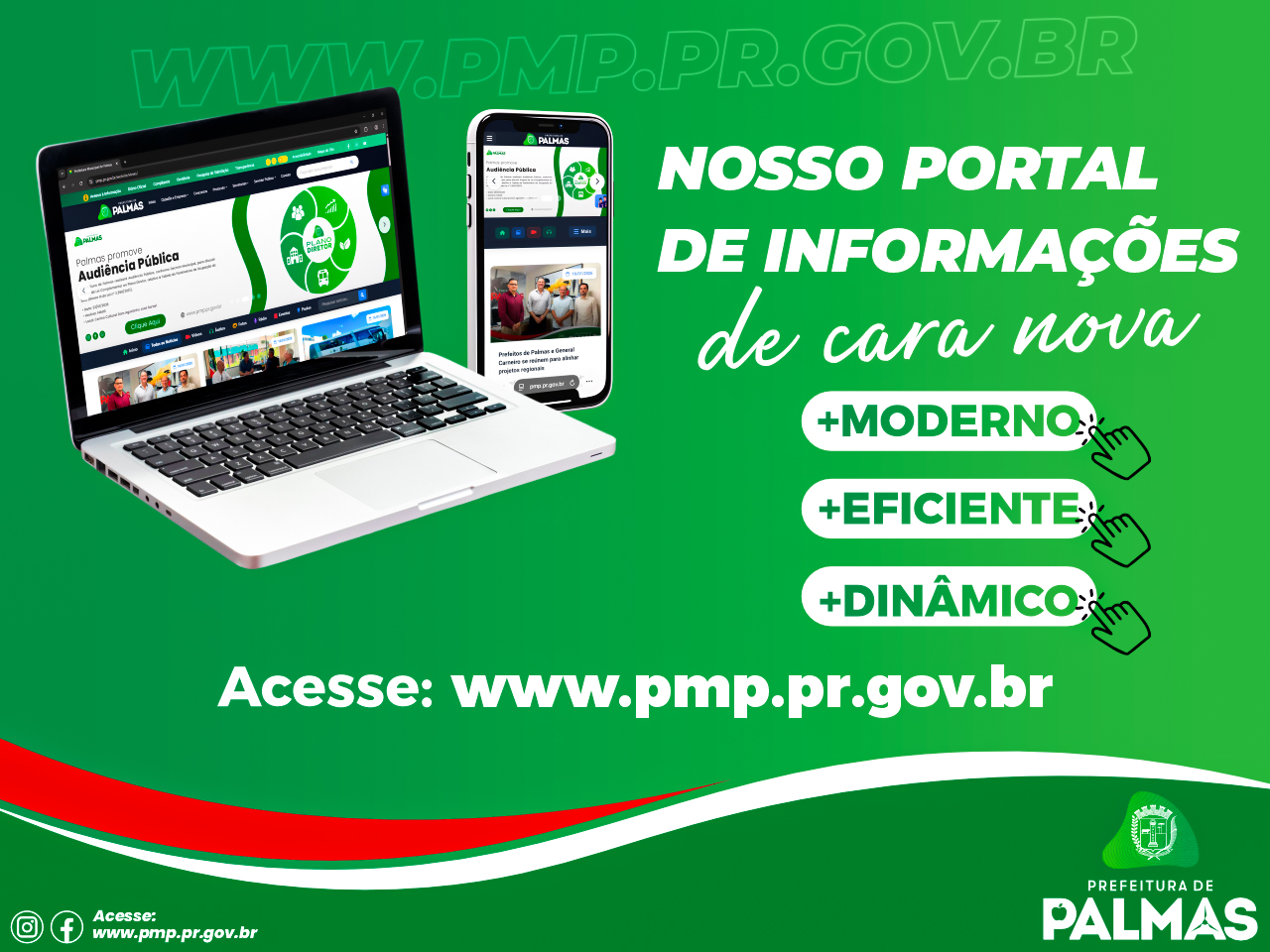 Prefeitura lança novo Portal de Informações com layout moderno e serviços centralizados