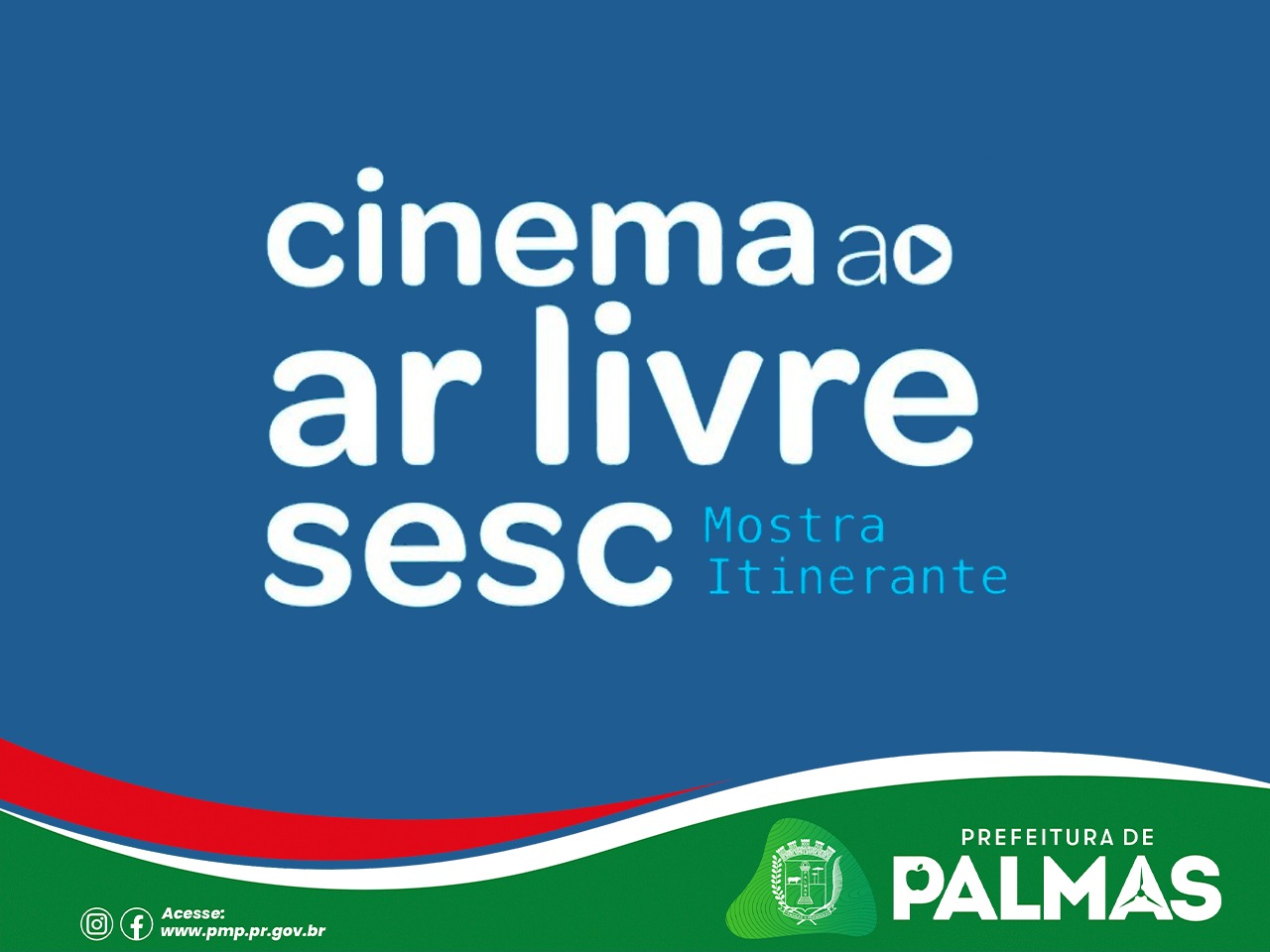 Prefeitura de Palmas abre edital de chamamento para MEIs no evento Cinema ao Ar Livre