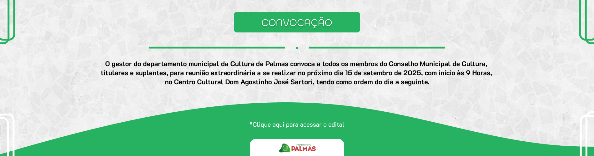 Reunião do Conselho Municipal de Cultura