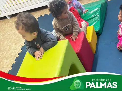 CMEI Tia Dalva desenvolve atividade de psicomotricidade com foco no desenvolvimento integral dos beb
