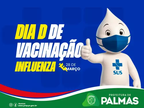 Palmas mobiliza população para o Dia D da Vacinação contra a Influenza neste sábado